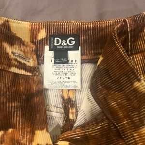 D&g corduroy pants